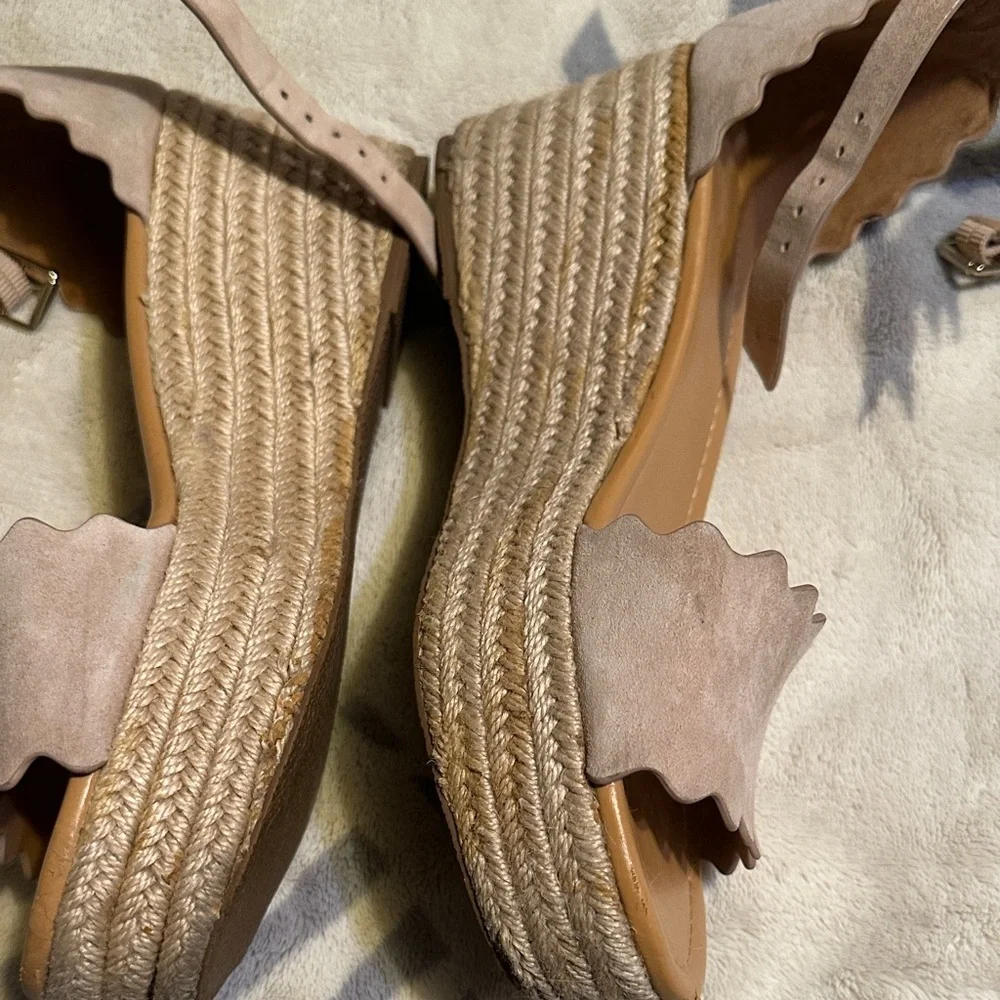 J. Crew Women's Beige Espadrille Wedges